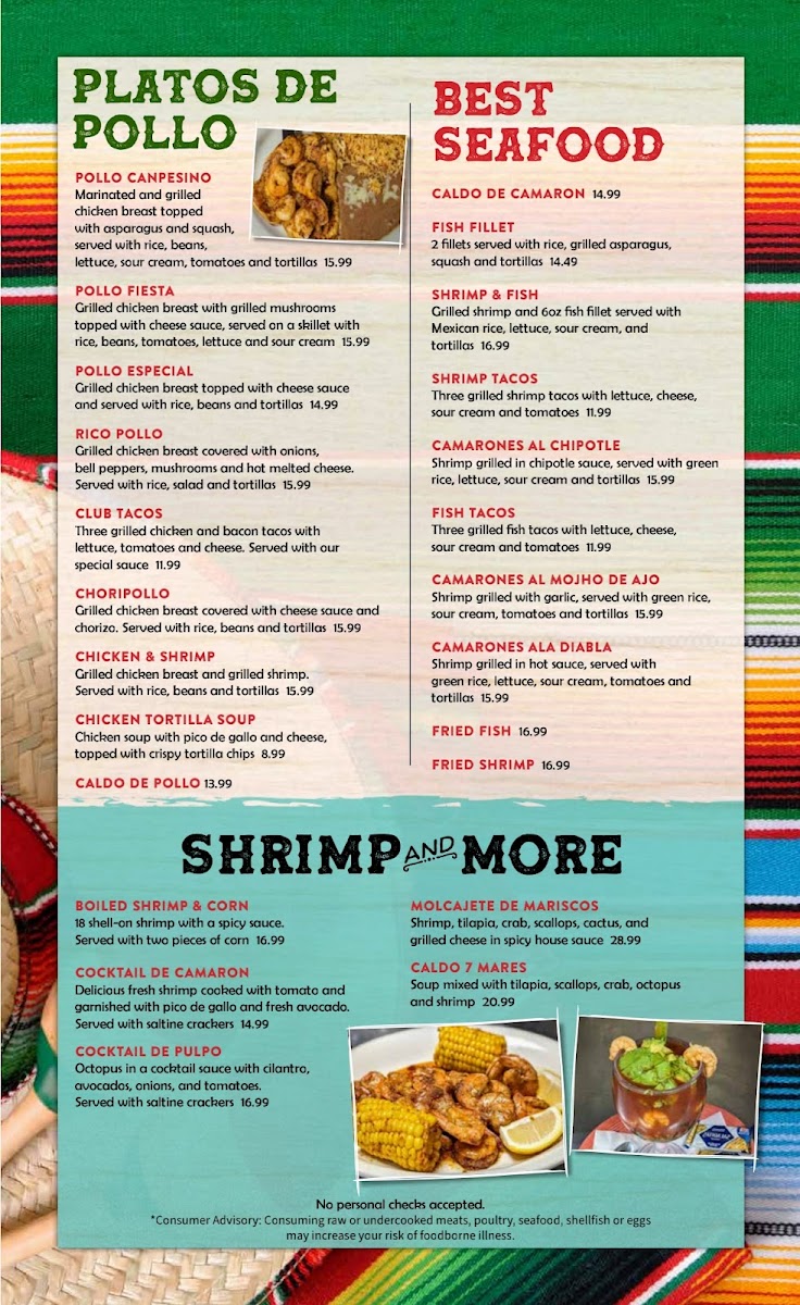 Los Charros Menu - Image 4