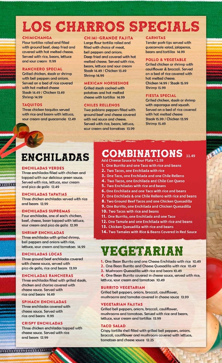 Los Charros Menu - Image 5
