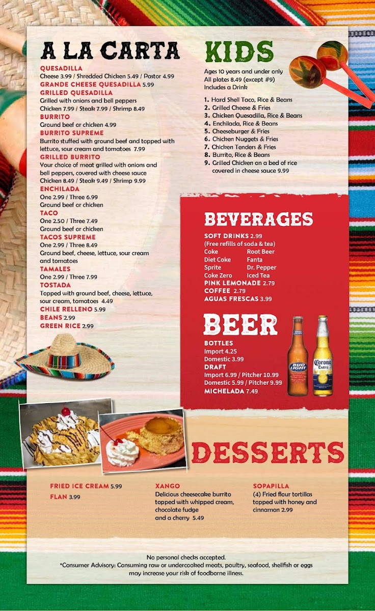Los Charros Menu - Image 6